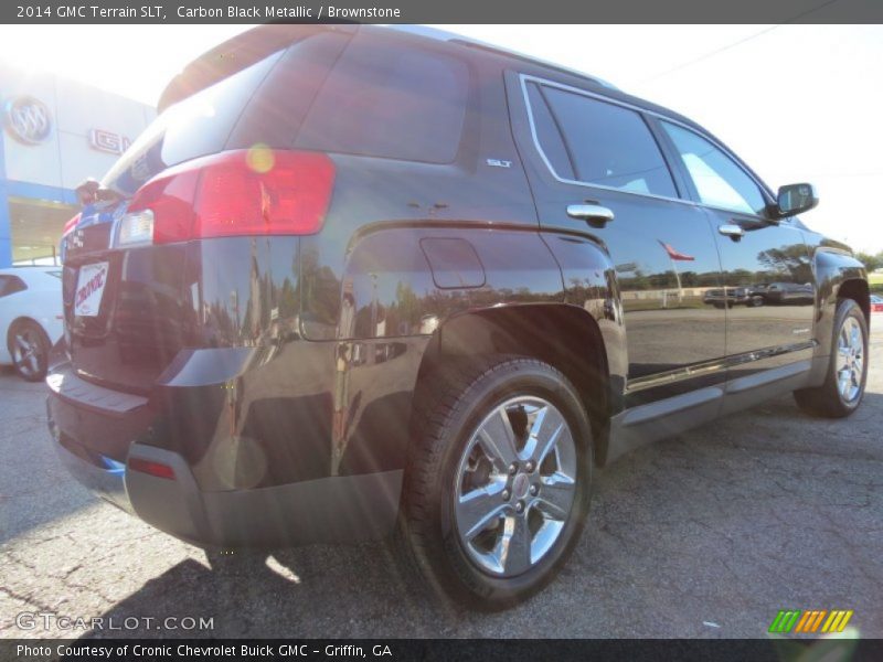 Carbon Black Metallic / Brownstone 2014 GMC Terrain SLT