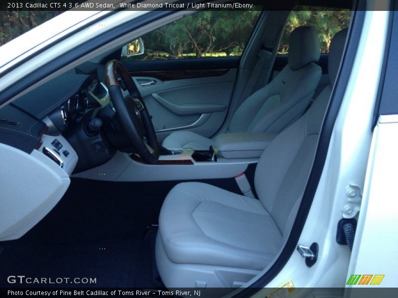 White Diamond Tricoat / Light Titanium/Ebony 2013 Cadillac CTS 4 3.6 AWD Sedan