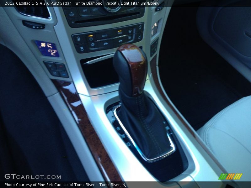 White Diamond Tricoat / Light Titanium/Ebony 2013 Cadillac CTS 4 3.6 AWD Sedan