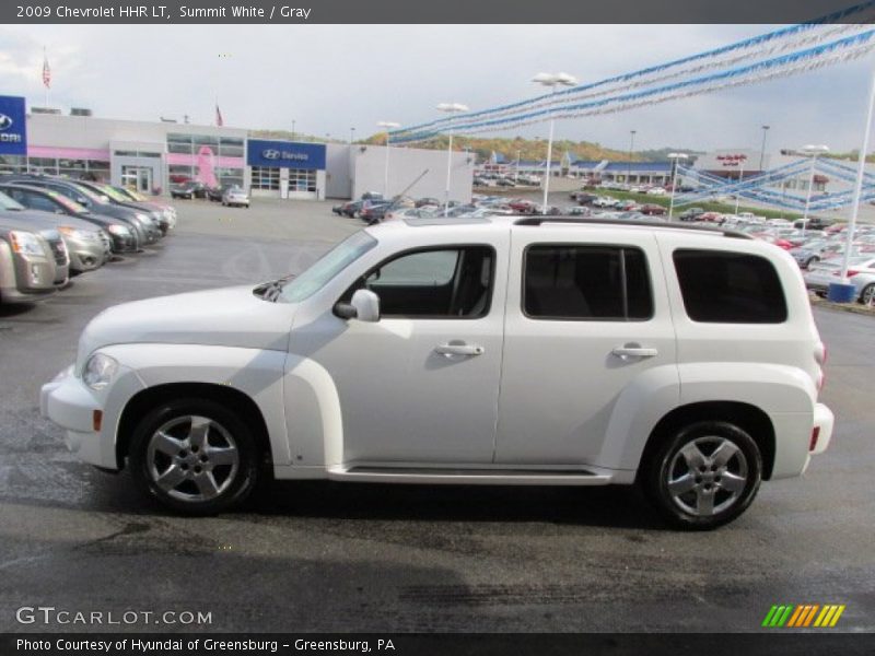 Summit White / Gray 2009 Chevrolet HHR LT