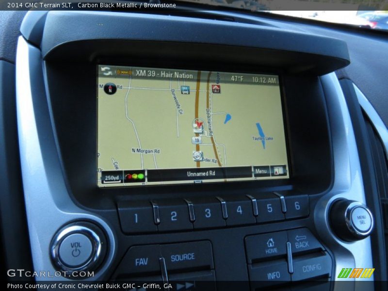 Carbon Black Metallic / Brownstone 2014 GMC Terrain SLT