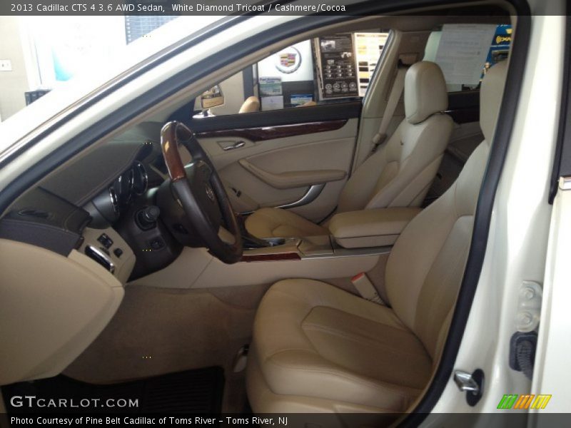White Diamond Tricoat / Cashmere/Cocoa 2013 Cadillac CTS 4 3.6 AWD Sedan