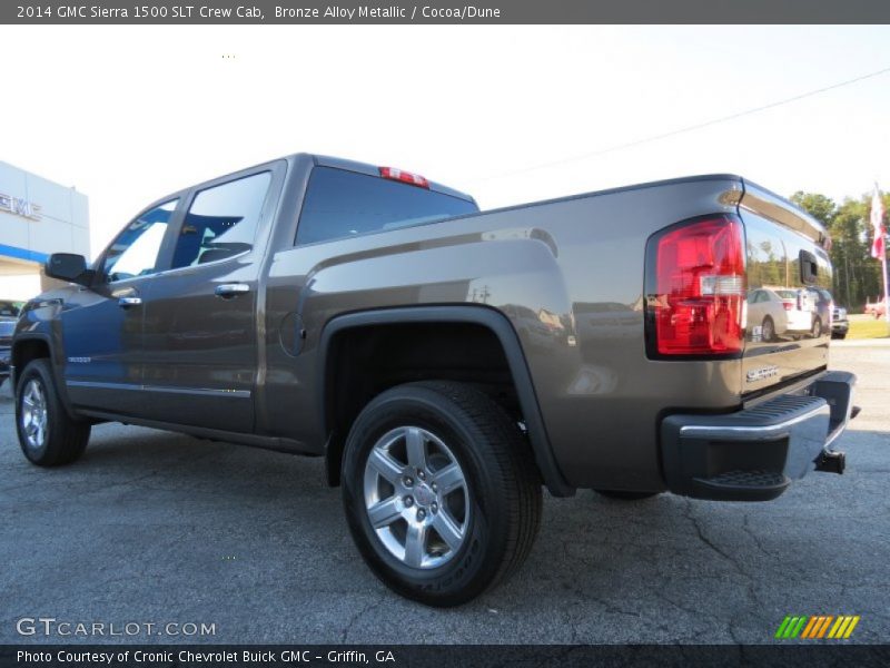Bronze Alloy Metallic / Cocoa/Dune 2014 GMC Sierra 1500 SLT Crew Cab