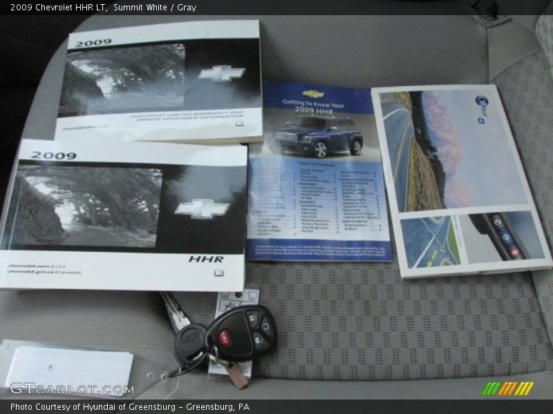 Summit White / Gray 2009 Chevrolet HHR LT