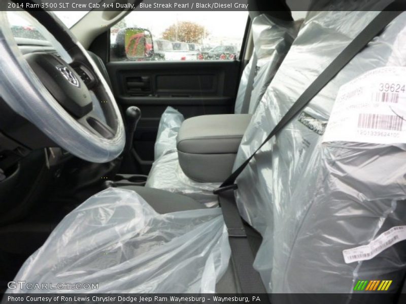 Blue Streak Pearl / Black/Diesel Gray 2014 Ram 3500 SLT Crew Cab 4x4 Dually
