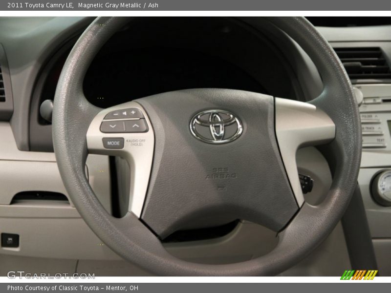 Magnetic Gray Metallic / Ash 2011 Toyota Camry LE