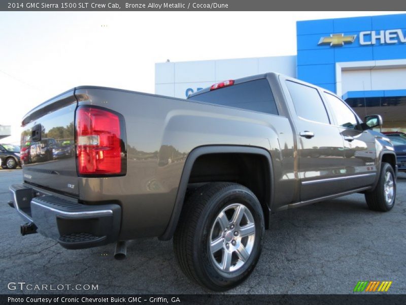 Bronze Alloy Metallic / Cocoa/Dune 2014 GMC Sierra 1500 SLT Crew Cab