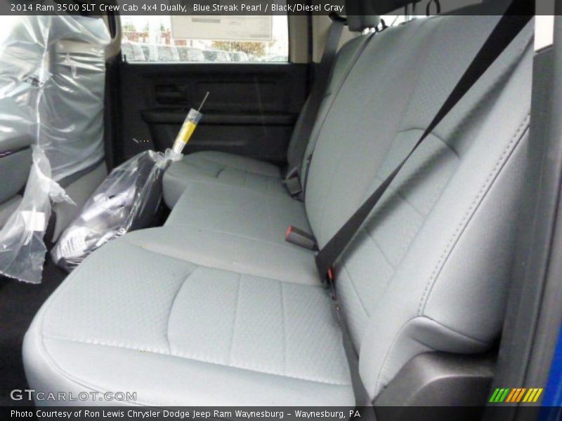 Blue Streak Pearl / Black/Diesel Gray 2014 Ram 3500 SLT Crew Cab 4x4 Dually