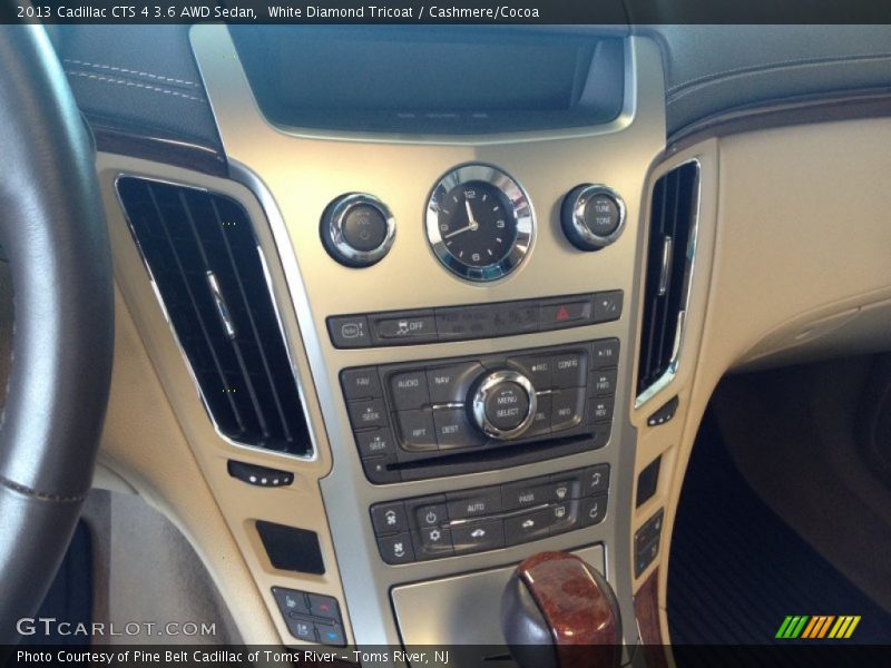 White Diamond Tricoat / Cashmere/Cocoa 2013 Cadillac CTS 4 3.6 AWD Sedan