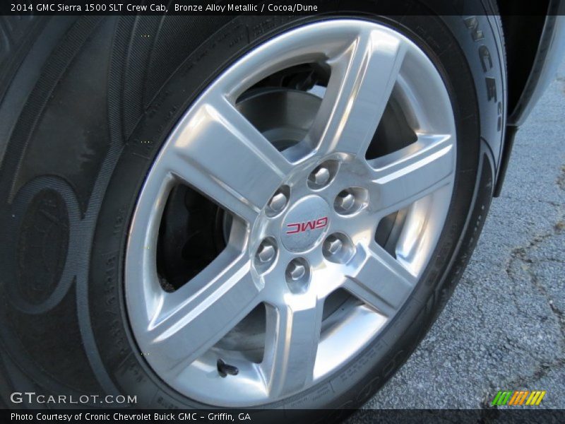Bronze Alloy Metallic / Cocoa/Dune 2014 GMC Sierra 1500 SLT Crew Cab