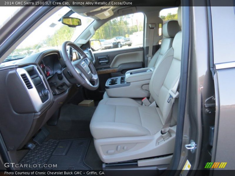 Bronze Alloy Metallic / Cocoa/Dune 2014 GMC Sierra 1500 SLT Crew Cab