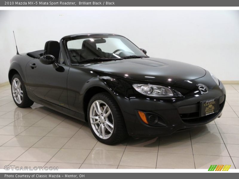Brilliant Black / Black 2010 Mazda MX-5 Miata Sport Roadster