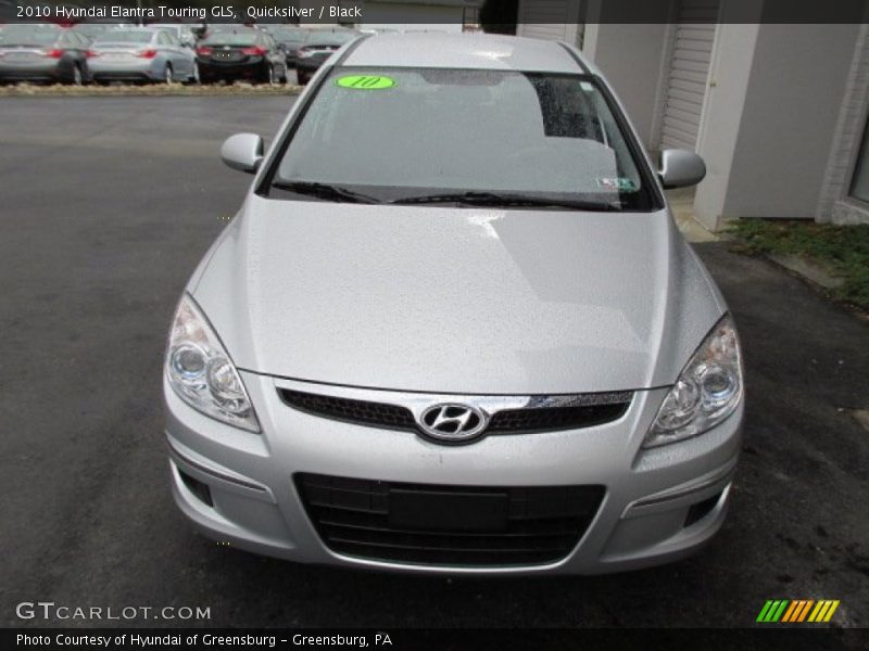 Quicksilver / Black 2010 Hyundai Elantra Touring GLS