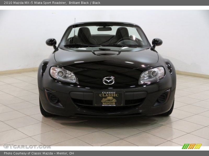 Brilliant Black / Black 2010 Mazda MX-5 Miata Sport Roadster