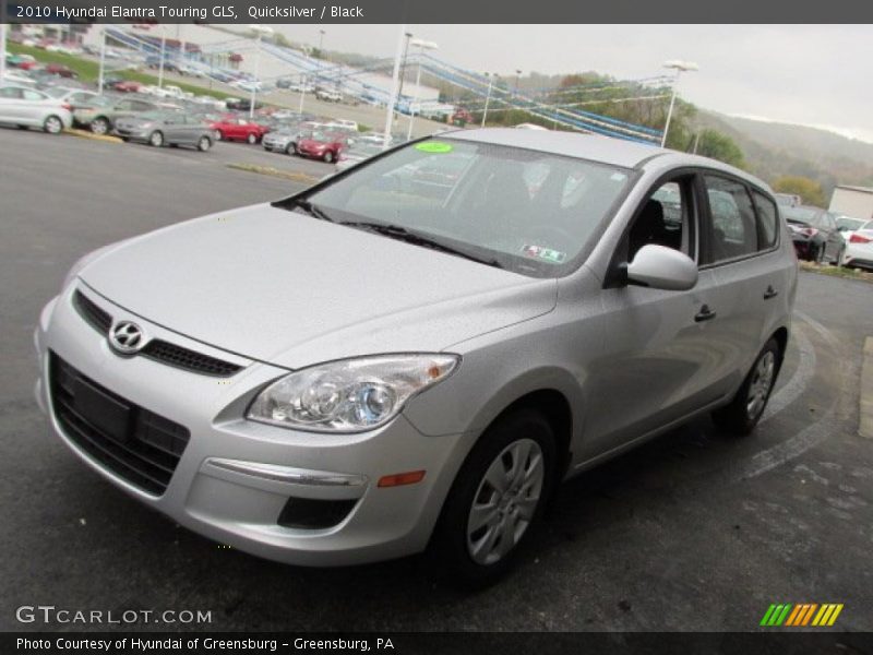 Quicksilver / Black 2010 Hyundai Elantra Touring GLS
