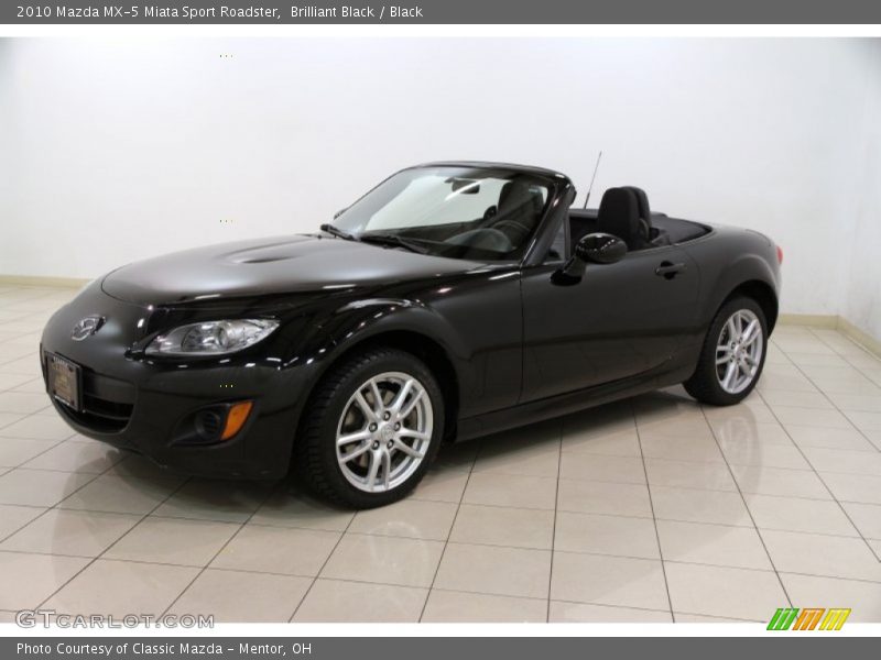 Brilliant Black / Black 2010 Mazda MX-5 Miata Sport Roadster