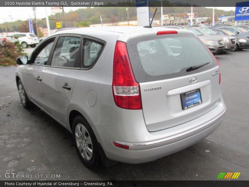 Quicksilver / Black 2010 Hyundai Elantra Touring GLS