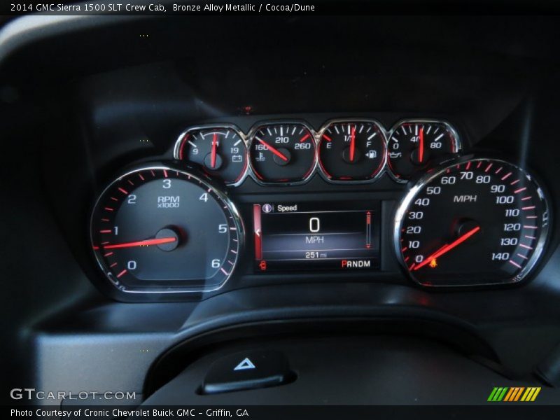 Bronze Alloy Metallic / Cocoa/Dune 2014 GMC Sierra 1500 SLT Crew Cab