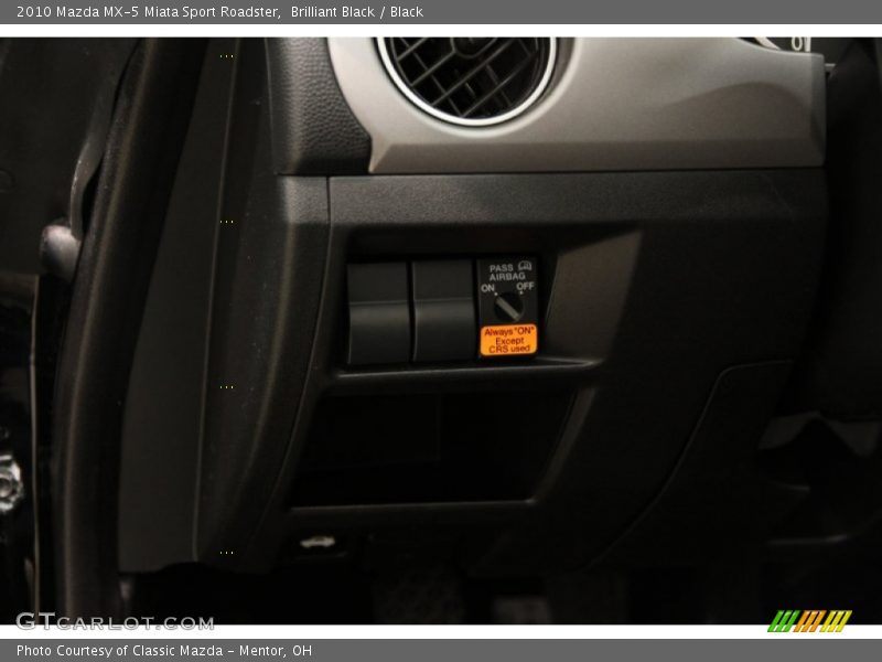 Brilliant Black / Black 2010 Mazda MX-5 Miata Sport Roadster