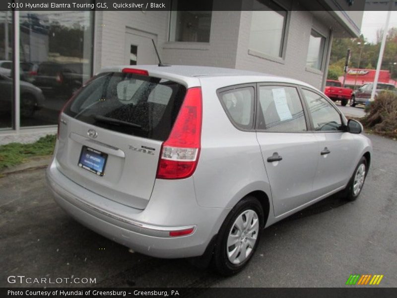 Quicksilver / Black 2010 Hyundai Elantra Touring GLS