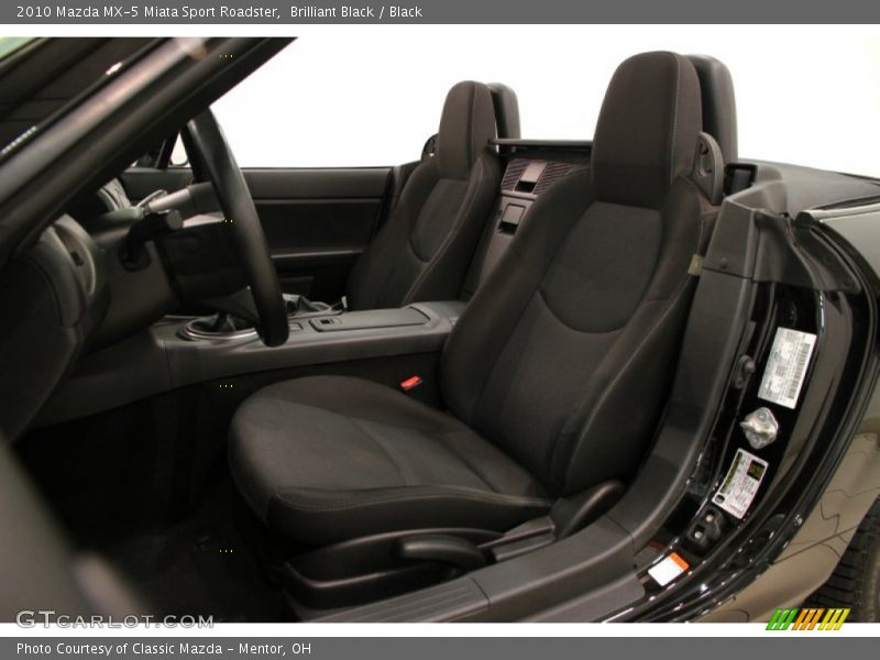 Brilliant Black / Black 2010 Mazda MX-5 Miata Sport Roadster