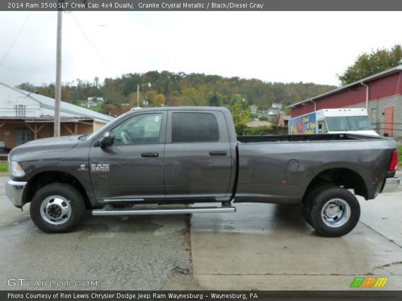  2014 3500 SLT Crew Cab 4x4 Dually Granite Crystal Metallic