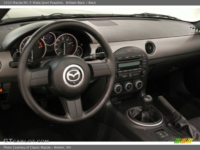 Brilliant Black / Black 2010 Mazda MX-5 Miata Sport Roadster