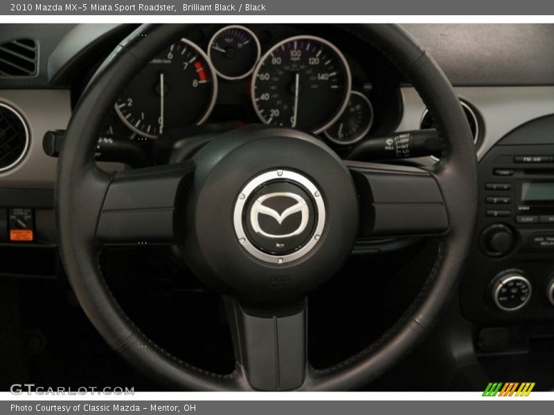 Brilliant Black / Black 2010 Mazda MX-5 Miata Sport Roadster