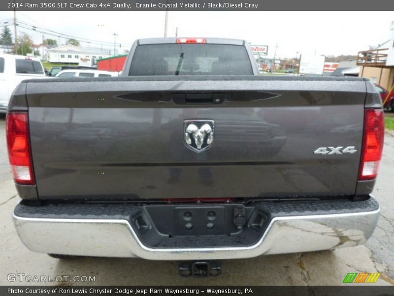 Granite Crystal Metallic / Black/Diesel Gray 2014 Ram 3500 SLT Crew Cab 4x4 Dually