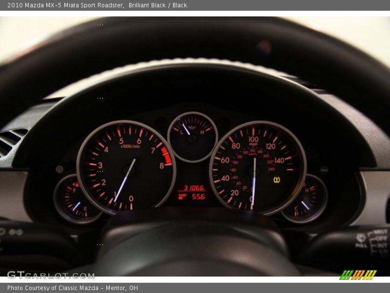 Brilliant Black / Black 2010 Mazda MX-5 Miata Sport Roadster