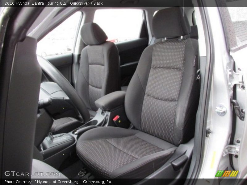 Quicksilver / Black 2010 Hyundai Elantra Touring GLS