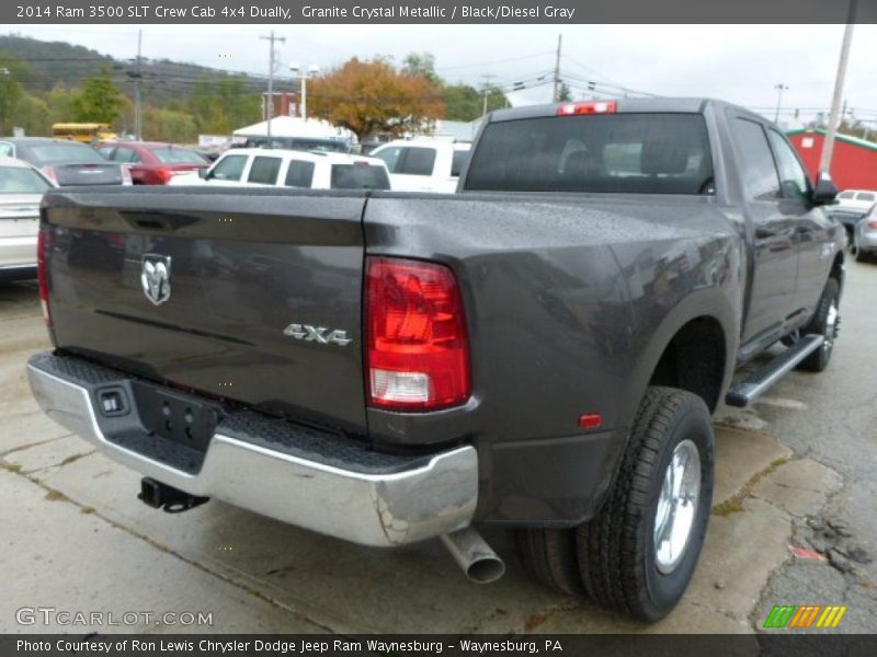 Granite Crystal Metallic / Black/Diesel Gray 2014 Ram 3500 SLT Crew Cab 4x4 Dually