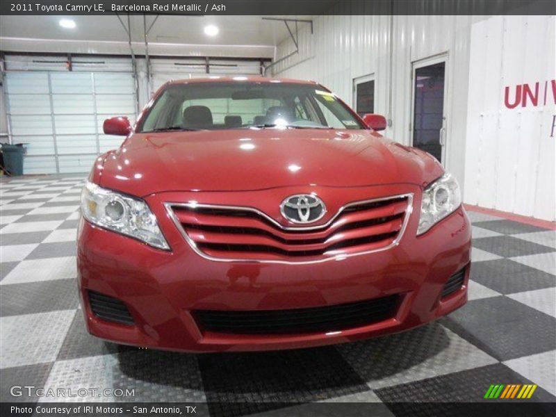Barcelona Red Metallic / Ash 2011 Toyota Camry LE