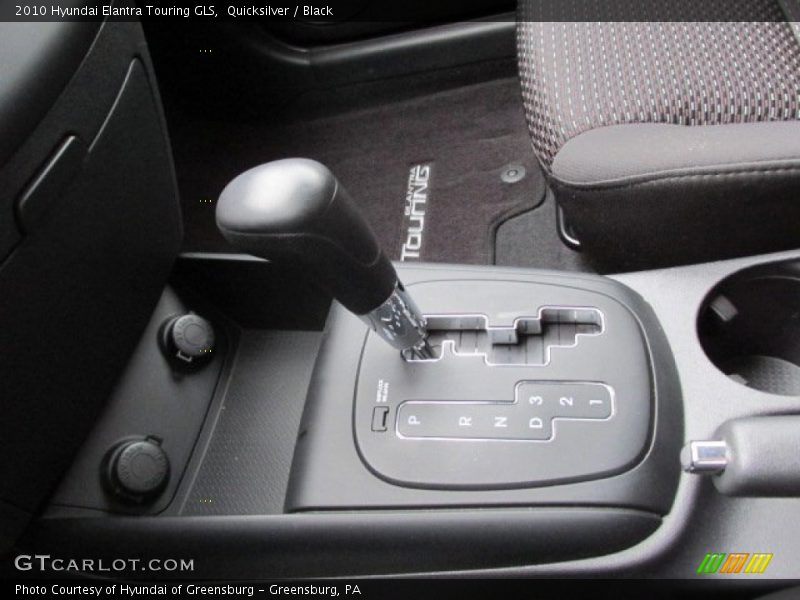 Quicksilver / Black 2010 Hyundai Elantra Touring GLS