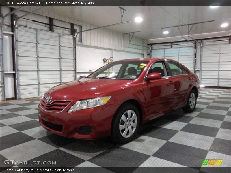 Barcelona Red Metallic / Ash 2011 Toyota Camry LE