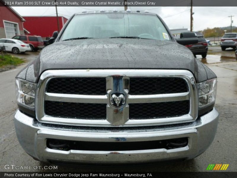 Granite Crystal Metallic / Black/Diesel Gray 2014 Ram 3500 SLT Crew Cab 4x4 Dually