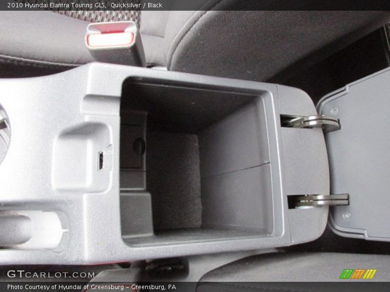 Quicksilver / Black 2010 Hyundai Elantra Touring GLS