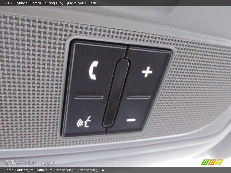 Quicksilver / Black 2010 Hyundai Elantra Touring GLS