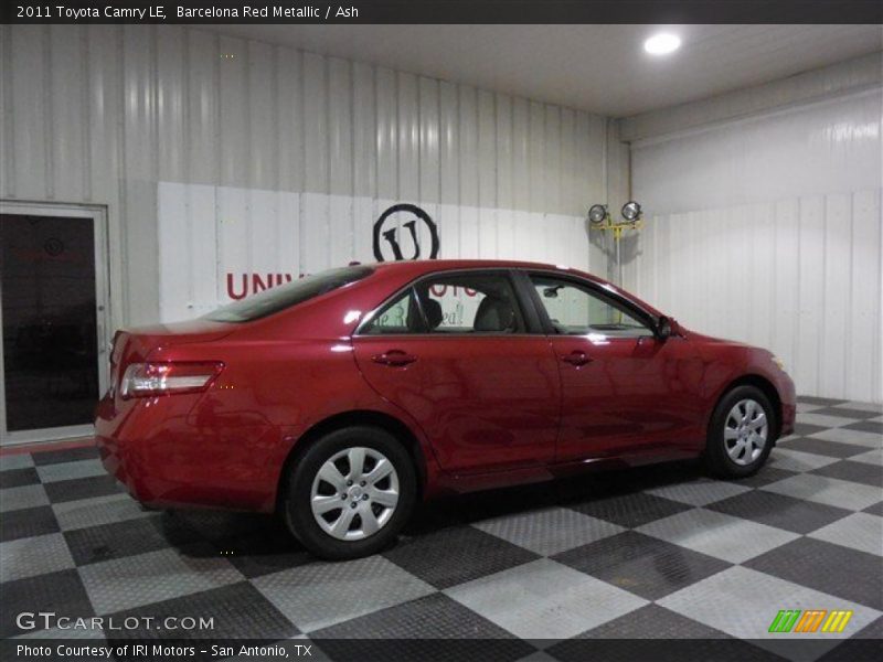 Barcelona Red Metallic / Ash 2011 Toyota Camry LE