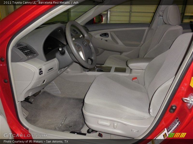 Barcelona Red Metallic / Ash 2011 Toyota Camry LE