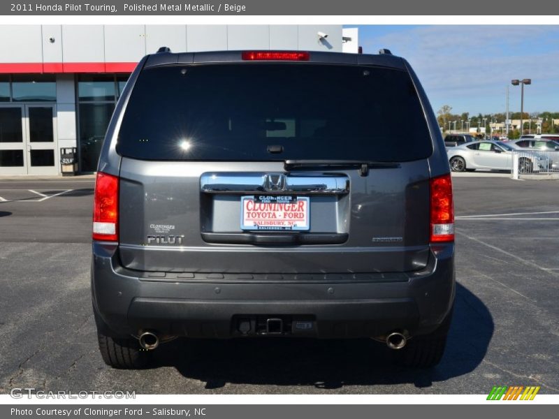 Polished Metal Metallic / Beige 2011 Honda Pilot Touring