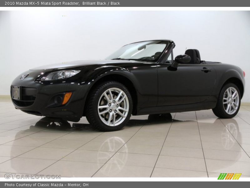 Brilliant Black / Black 2010 Mazda MX-5 Miata Sport Roadster