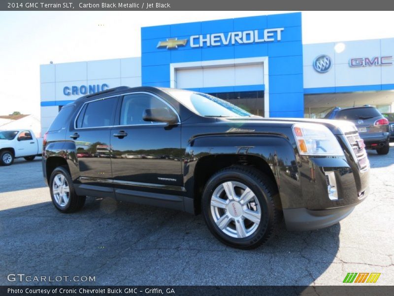 Carbon Black Metallic / Jet Black 2014 GMC Terrain SLT