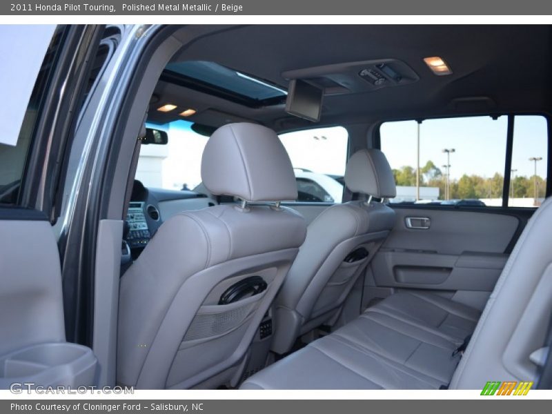 Polished Metal Metallic / Beige 2011 Honda Pilot Touring