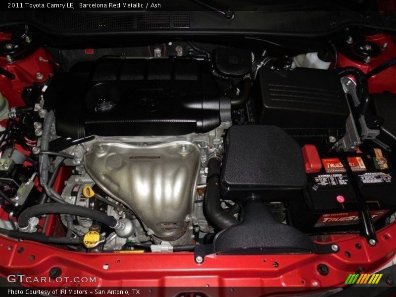 Barcelona Red Metallic / Ash 2011 Toyota Camry LE