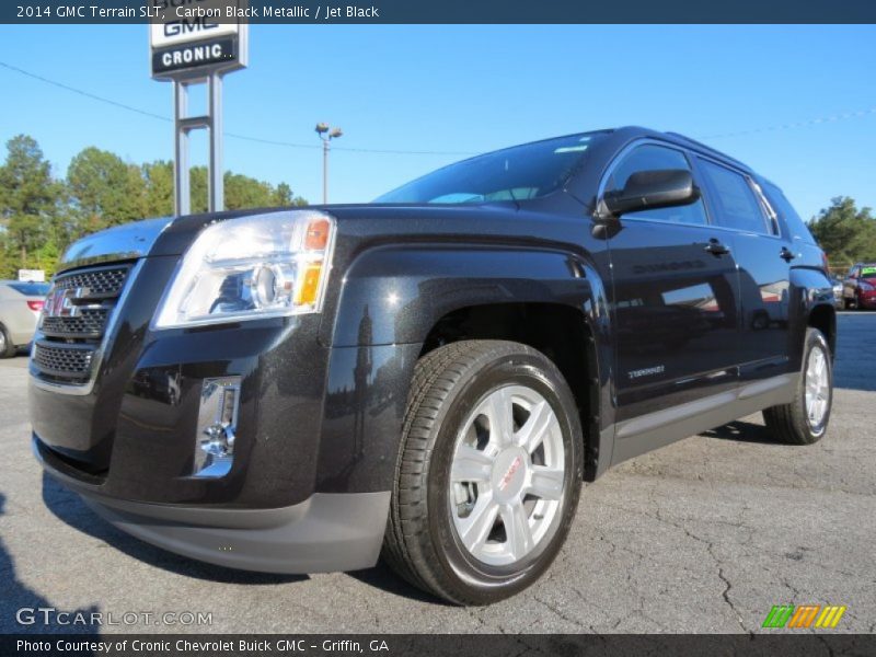 Carbon Black Metallic / Jet Black 2014 GMC Terrain SLT