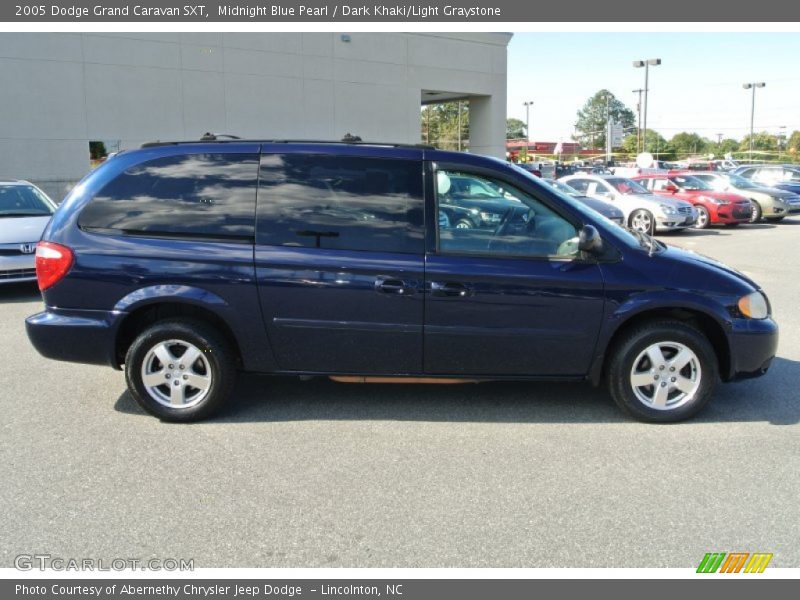 Midnight Blue Pearl / Dark Khaki/Light Graystone 2005 Dodge Grand Caravan SXT