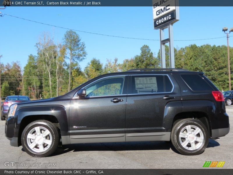 Carbon Black Metallic / Jet Black 2014 GMC Terrain SLT