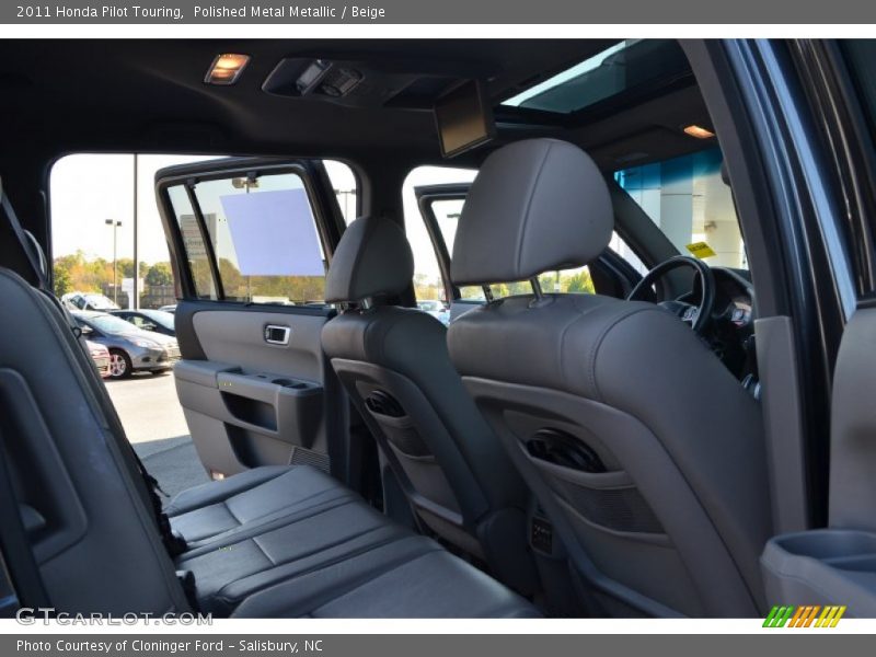 Polished Metal Metallic / Beige 2011 Honda Pilot Touring