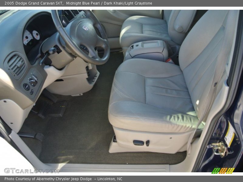 Midnight Blue Pearl / Dark Khaki/Light Graystone 2005 Dodge Grand Caravan SXT